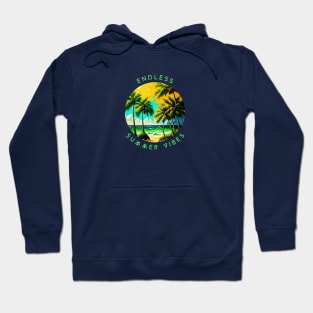 endless summer, fun summer artistic design v9 Hoodie